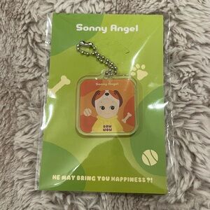 Sonny Angel Dog Time Series Orange Square Beagle Keyring/ Keychain